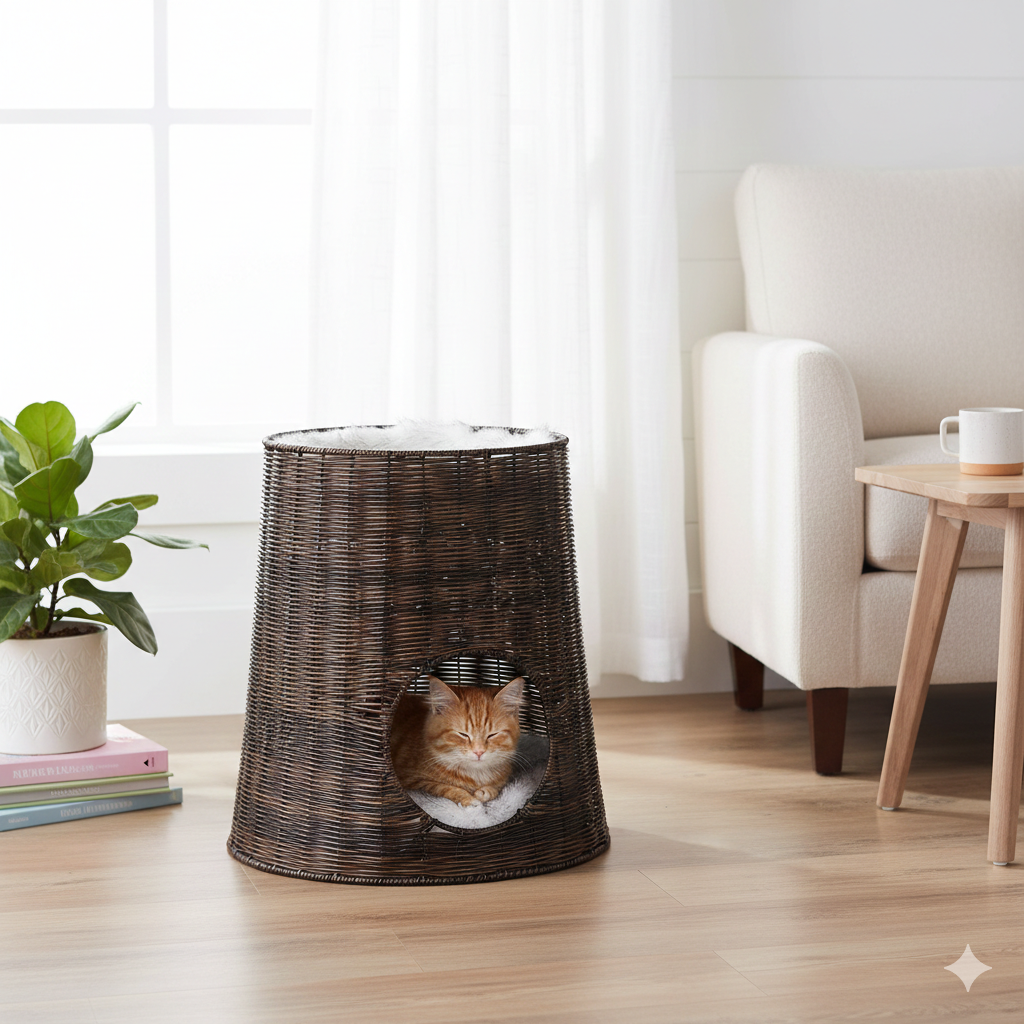 Panier "Hutte" Pour Chat Cat-Market