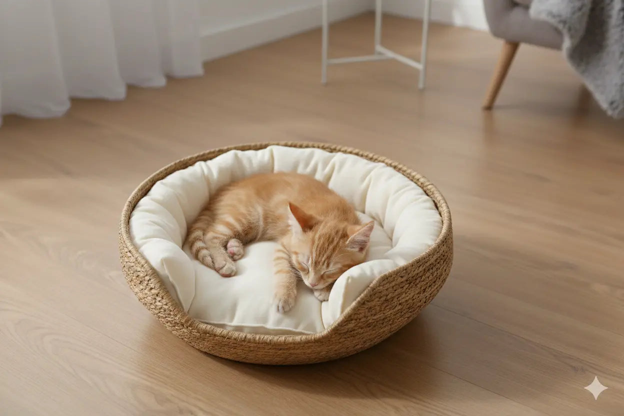 Panier Tressé Pour Chat Cat-Market