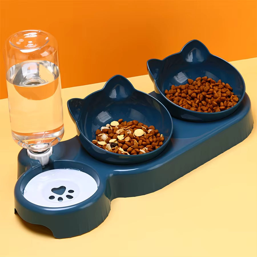 Gamelle Pour Chat 3 en 1 Cat-Market