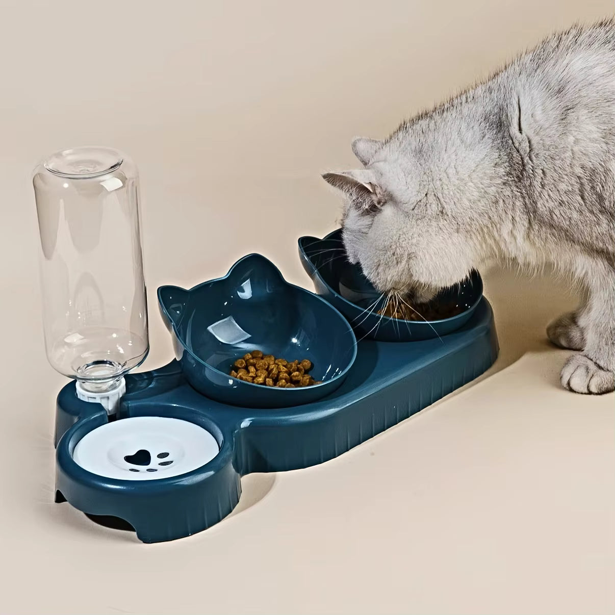 Gamelle Pour Chat 3 en 1 Cat-Market