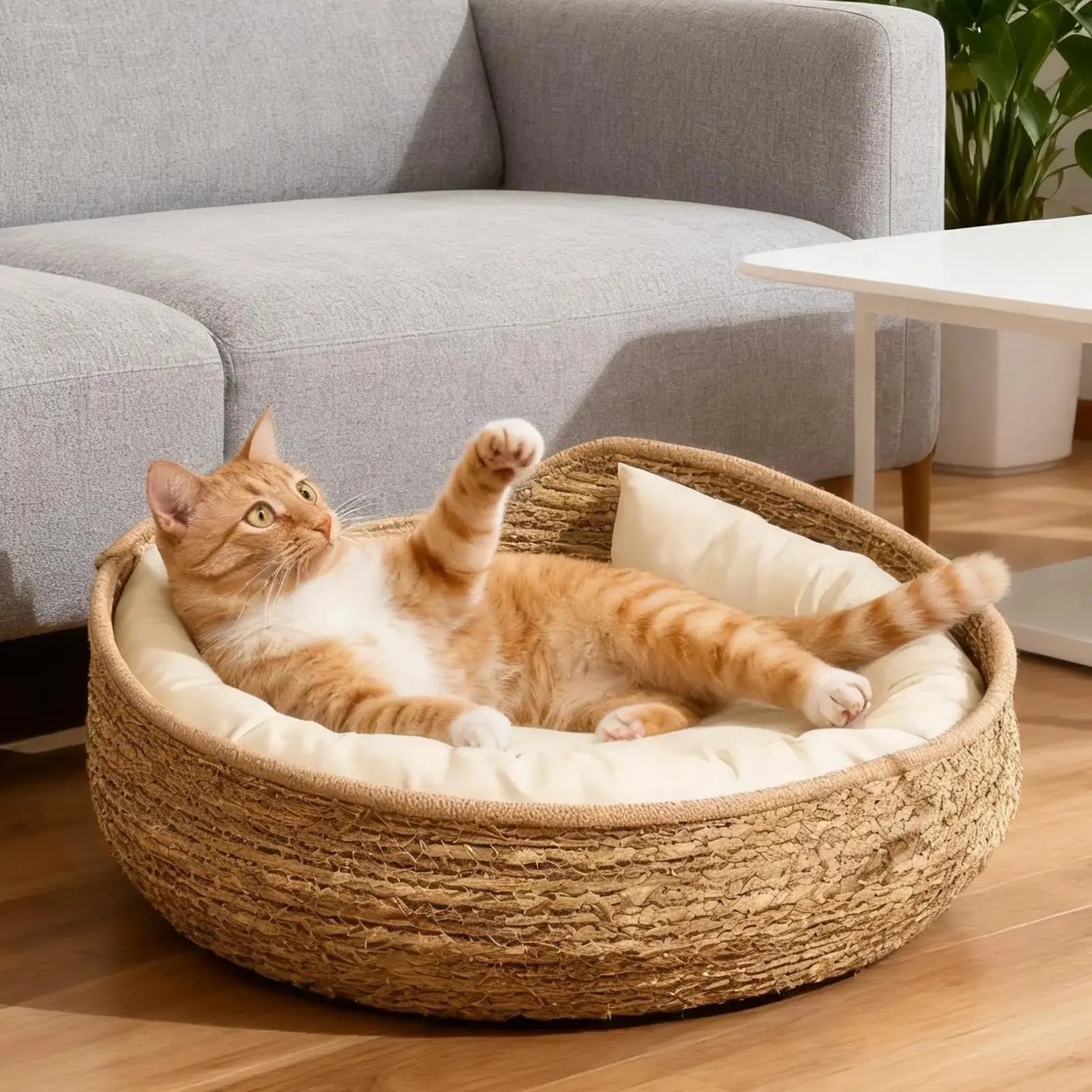 Panier Tressé Pour Chat Cat-Market
